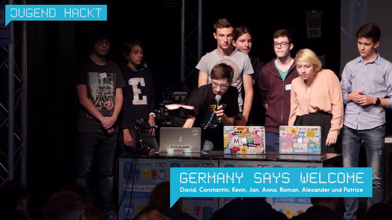 Jugend hackt Abschlußpräsentation 2015